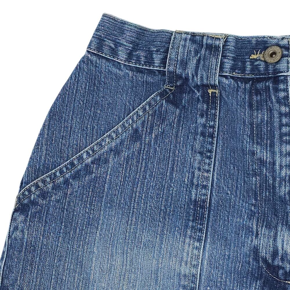 Sonoma Jean Company Shorts Womens 10 Blue Denim High Rise Cuffed Vintage Style - Picture 3 of 12